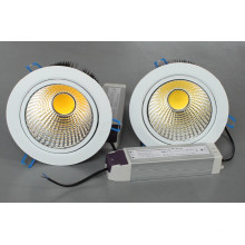 Natrural Blanco COB LED Dimmable Luz abajo LED Luz de techo Panel LED